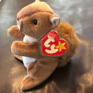 Vintage TY Beanie Baby Nuts